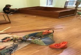 Sàn gỗ công nghiệp tại Mỹ Đức – Báo giá thi công ốp tường gỗ