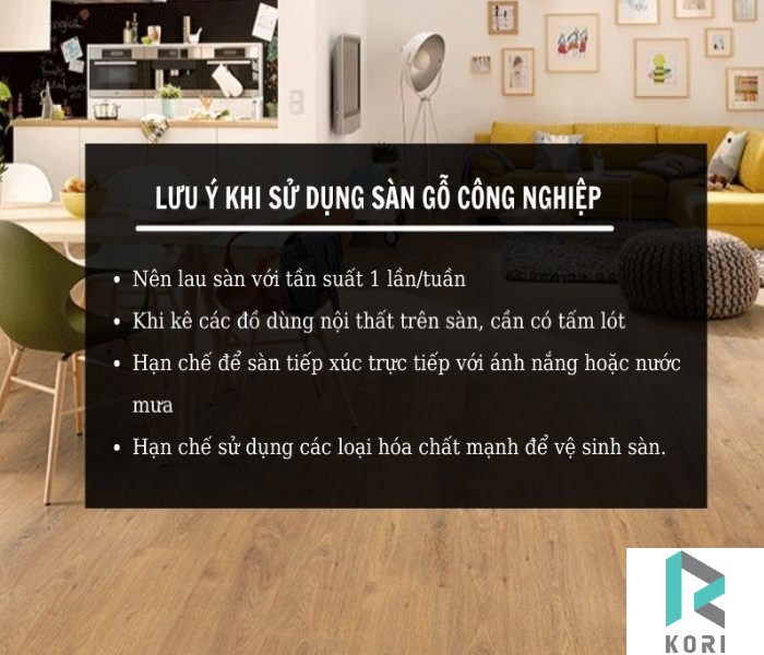 Những lưu ý sử dụng sàn gỗ được lâu nhất