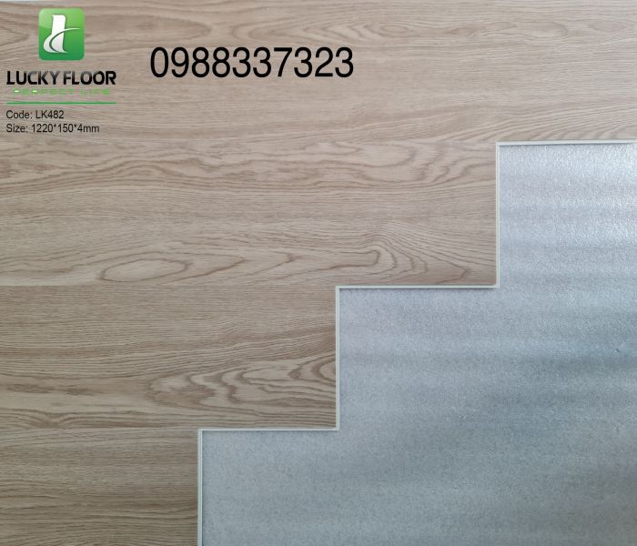 Sàn Nhựa VFloor Lucky Floor LK482 4mm