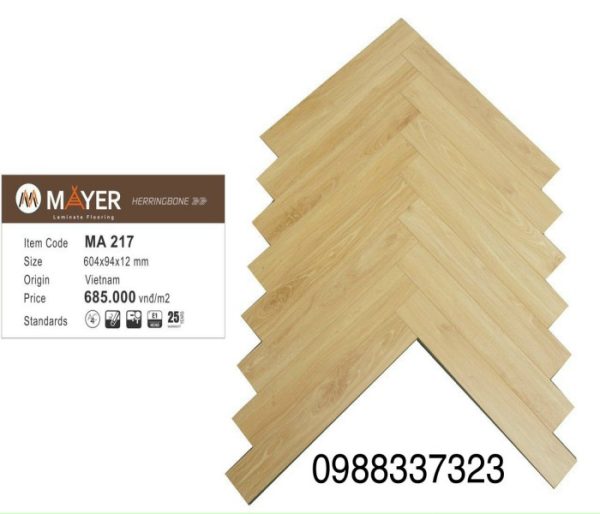 Sàn Gỗ Xương Cá Mayer MA217