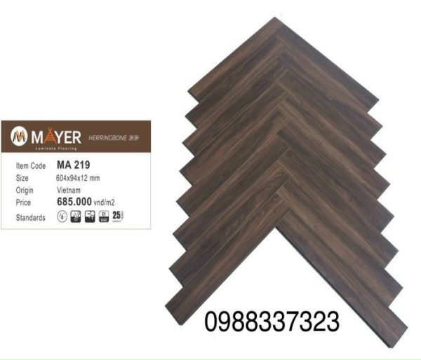 Sàn Gỗ Xương Cá Mayer MA219