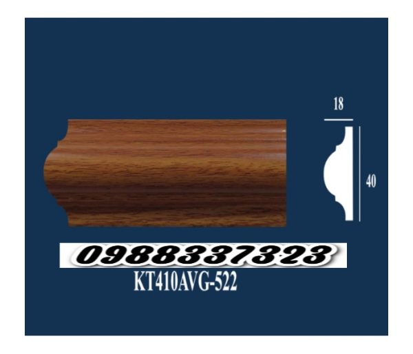 Phào Chỉ Tường 40mm KT410AVG-522