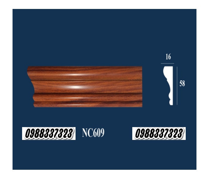 Phào chỉ tường 60mm NC609