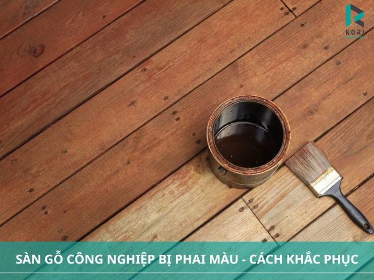 Sàn gỗ công nghiệp bị phai màu - cách khắc phục