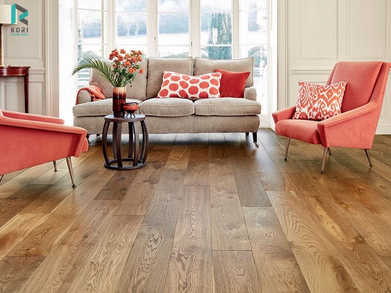 Sàn gỗ công nghiệp thi công nhanh và đảm bảo thẩm mỹ